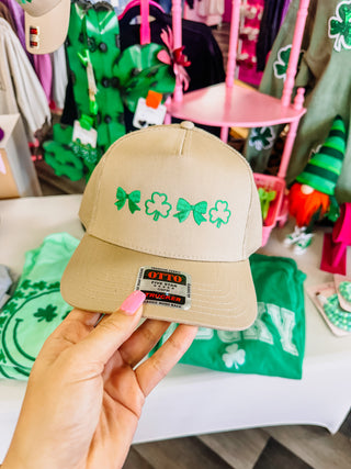 Khaki Lucky Girl Hat