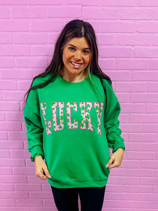 Green Lucky Sweatshirt