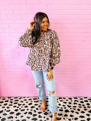 Wild Leopard Print Top