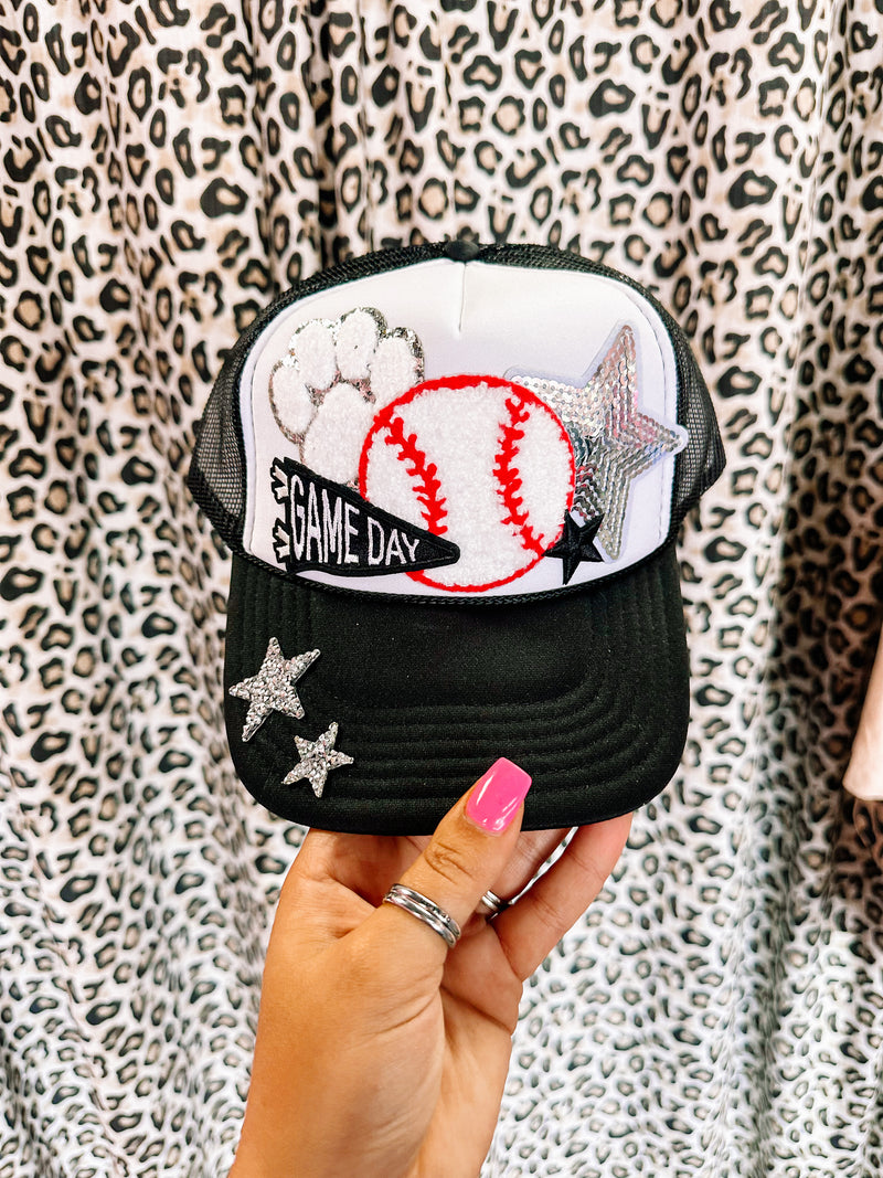 Game Day Baseball Trucker Hat – The Crazy Cactus