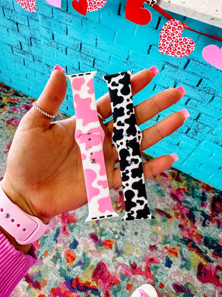 Cow Print Apple Watch Bands