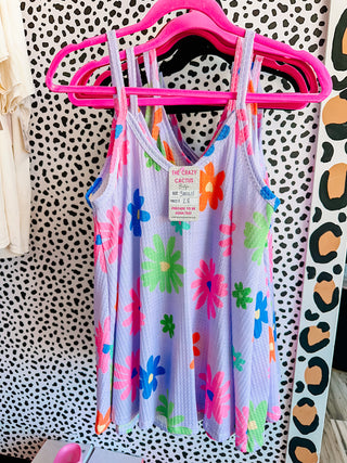 Summer Daisy Spaghetti Tank