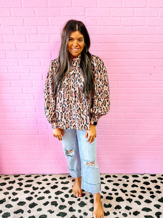 Wild Leopard Print Top