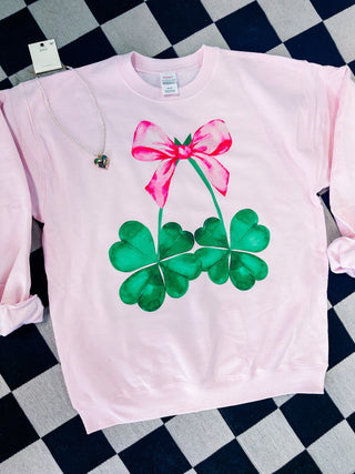 Shamrock Bow Sweatshirt