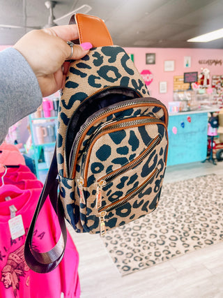 On The Run Cheetah Bum Bag