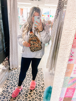 On The Run Cheetah Bum Bag